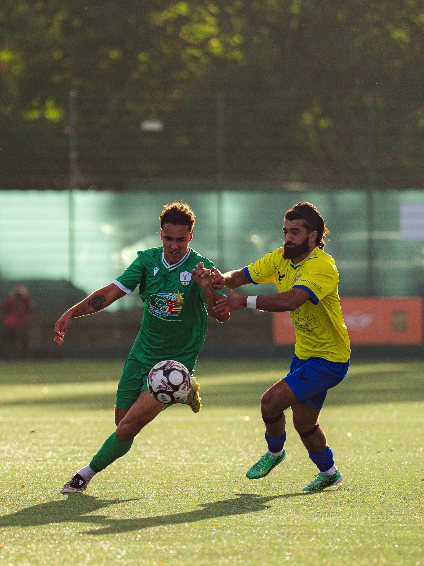 Forest Row player competing for the ball