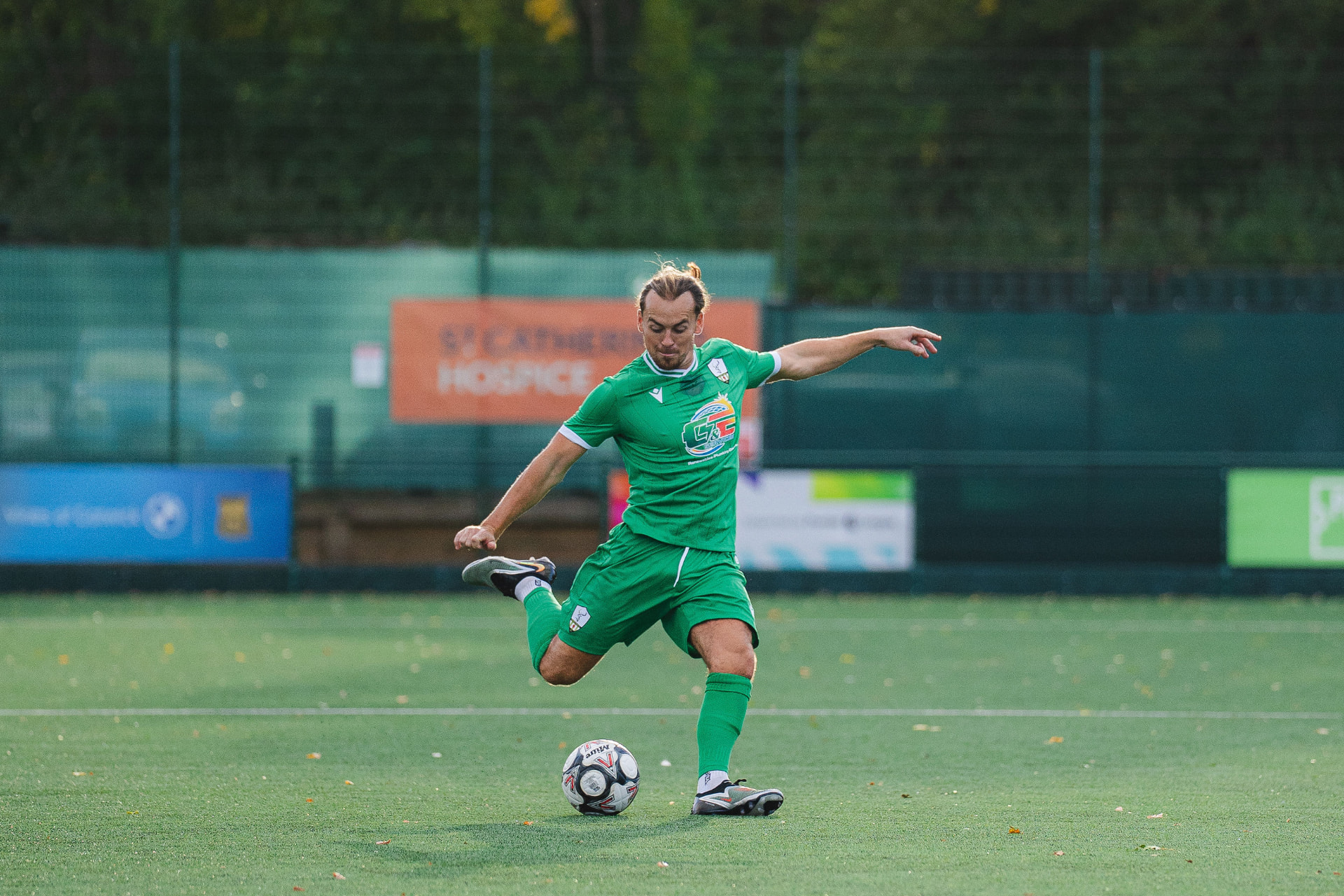 Forest Row player controlling the ball