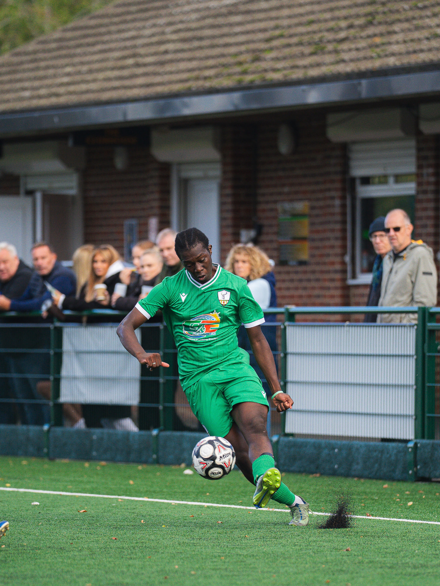 Forest Row player striking the ball